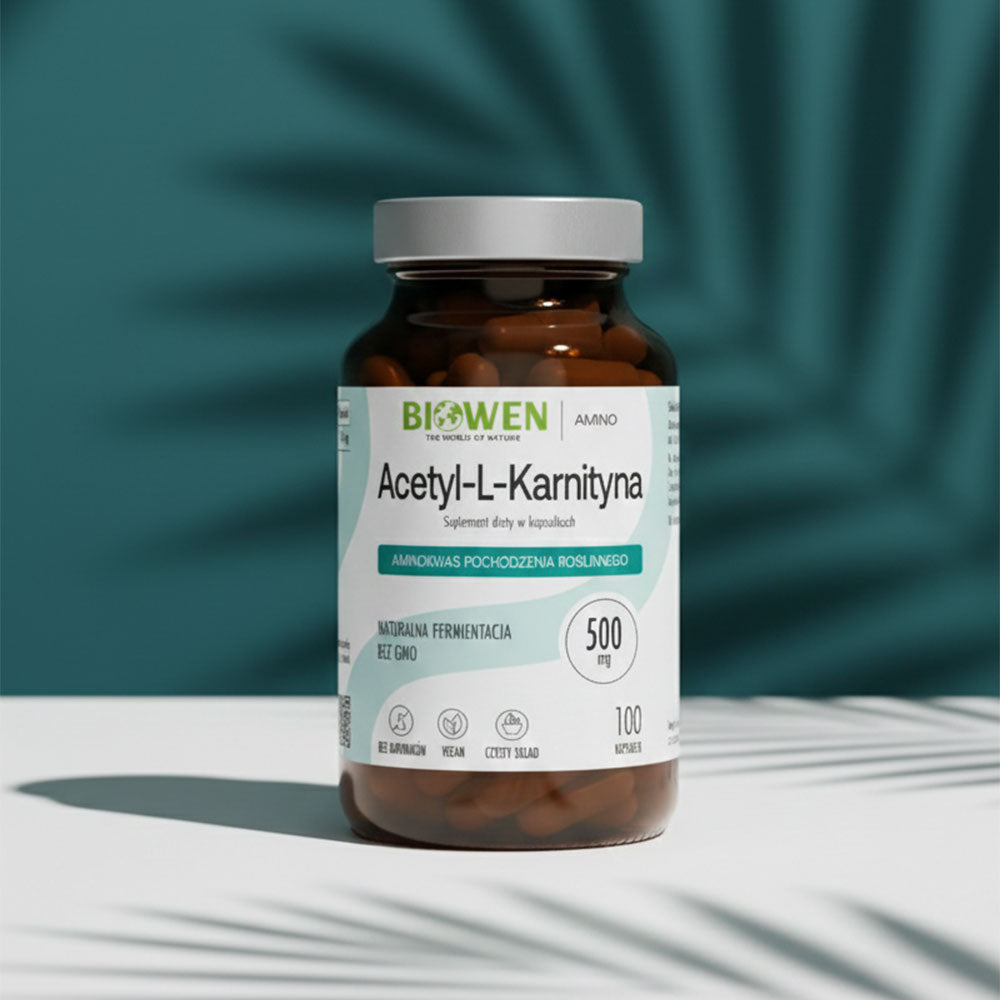 Acetyl-L-Karnityna Biowen 100 kapsułek