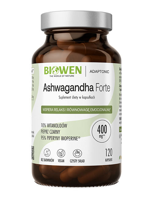 Ashwagandha Biowen 120 kapsułek
