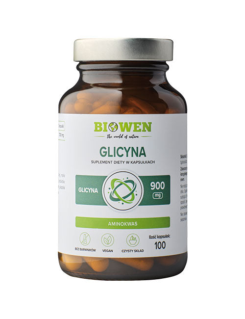 Glicyna Biowen 100 kapsułek