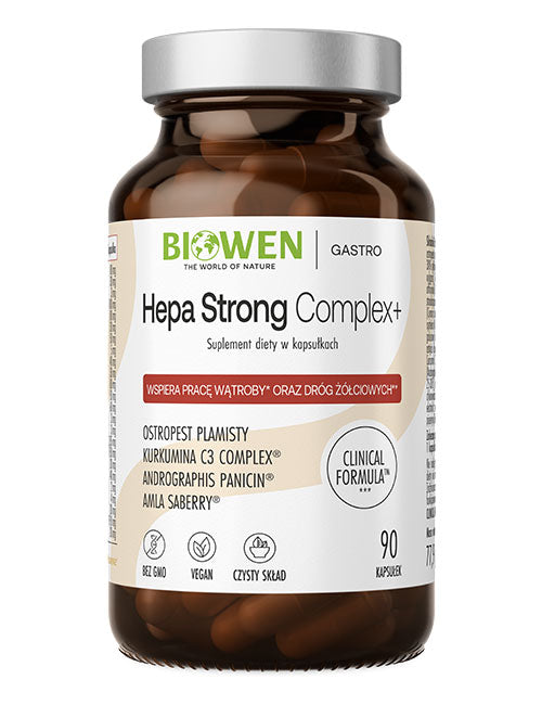 Hepa Strong Complex+ Biowen 90 kapsułek