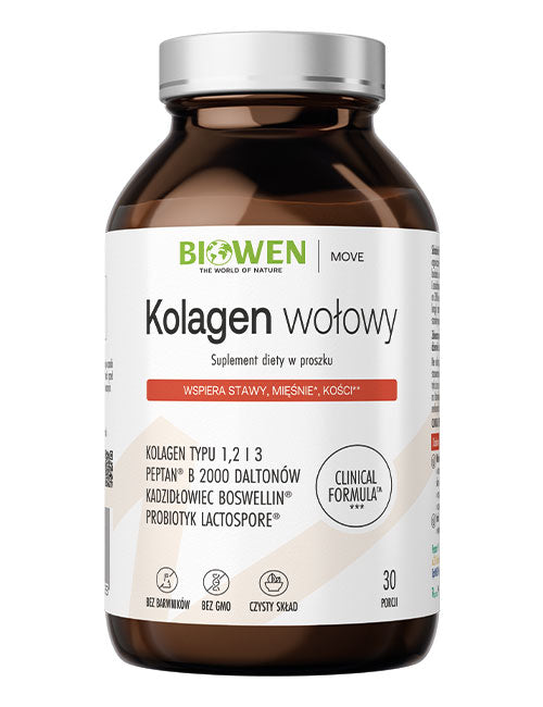 Kolagen wołowy Biowen 225g proszek