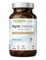 Magnez chelatowany Biowen 120 mg – suplement diety w kapsułkach, opakowanie produktu