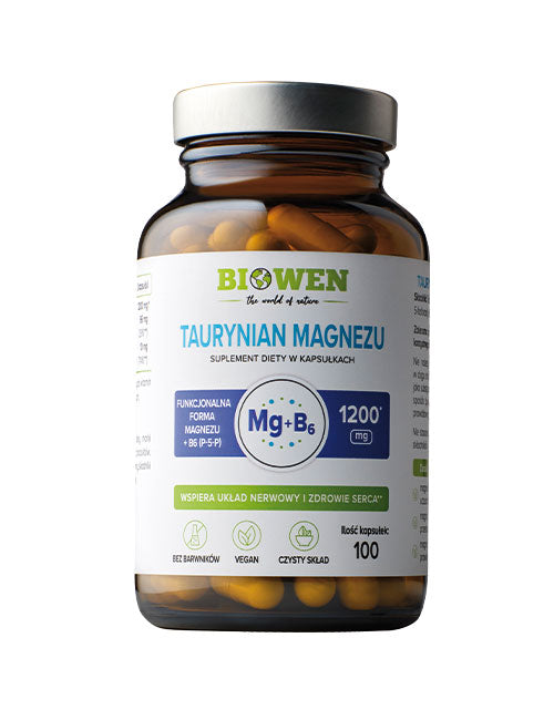 Biowen Taurynian magnezu + Witamina B6
