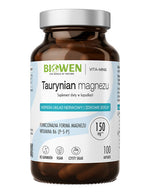 Biowen Taurynian Magnezu 150 mg z witaminą B6, suplement diety, 100 kapsułek.