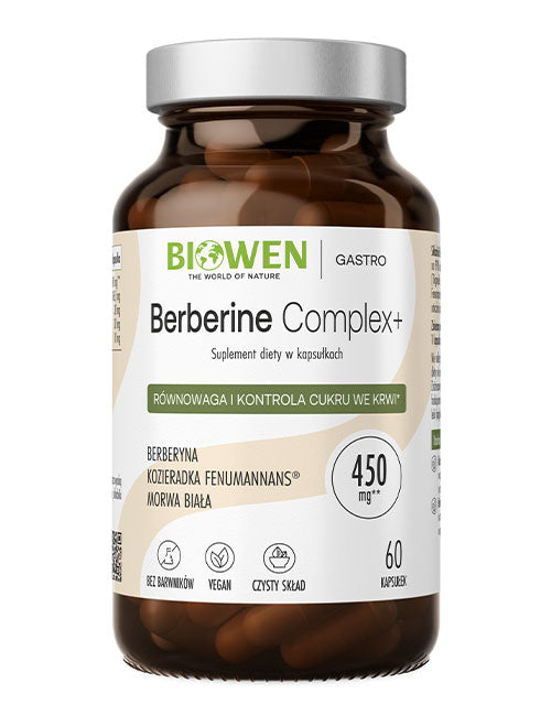 Berberyna Complex+ Biowen 60 kapsułek