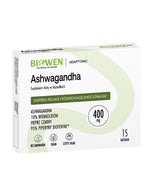 Ashwagandha Biowen Adaptonic – suplement diety w kapsułkach z 10% witanolidów i BioPerine, 15 kapsułek