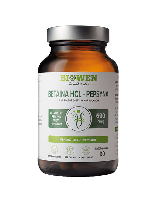 Betaina HCL Biowen 90 kapsułek