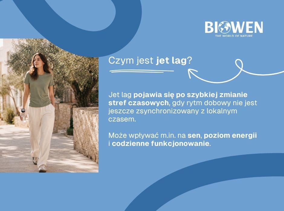 Czym jest jet lag - infografika