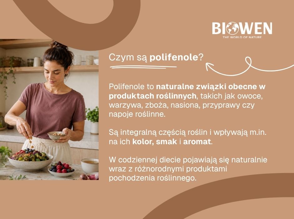 Czym są polifenole - infografika