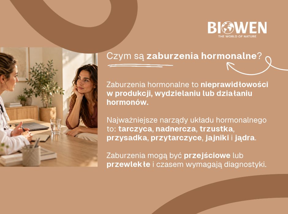 Czym są zaburzenia hormonalne - infografika