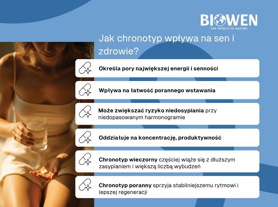 Jak chronotyp wpływa na sen 