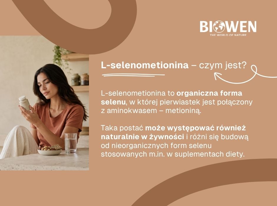 L-selenometionina–czym jest - infografika