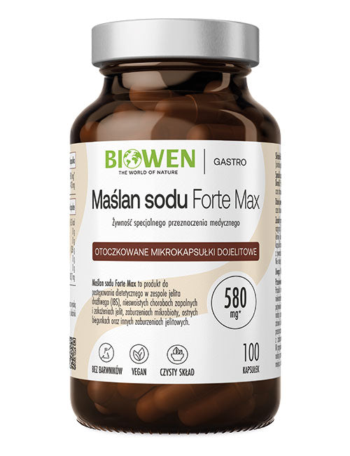 Maślan sodu Forte Max Biowen 100 kapsułek