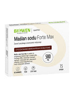 Opakowanie Maślan sodu Forte Max Biowen 580 mg – mikrokapsułkowany maślan sodu w kapsułkach dojelitowych