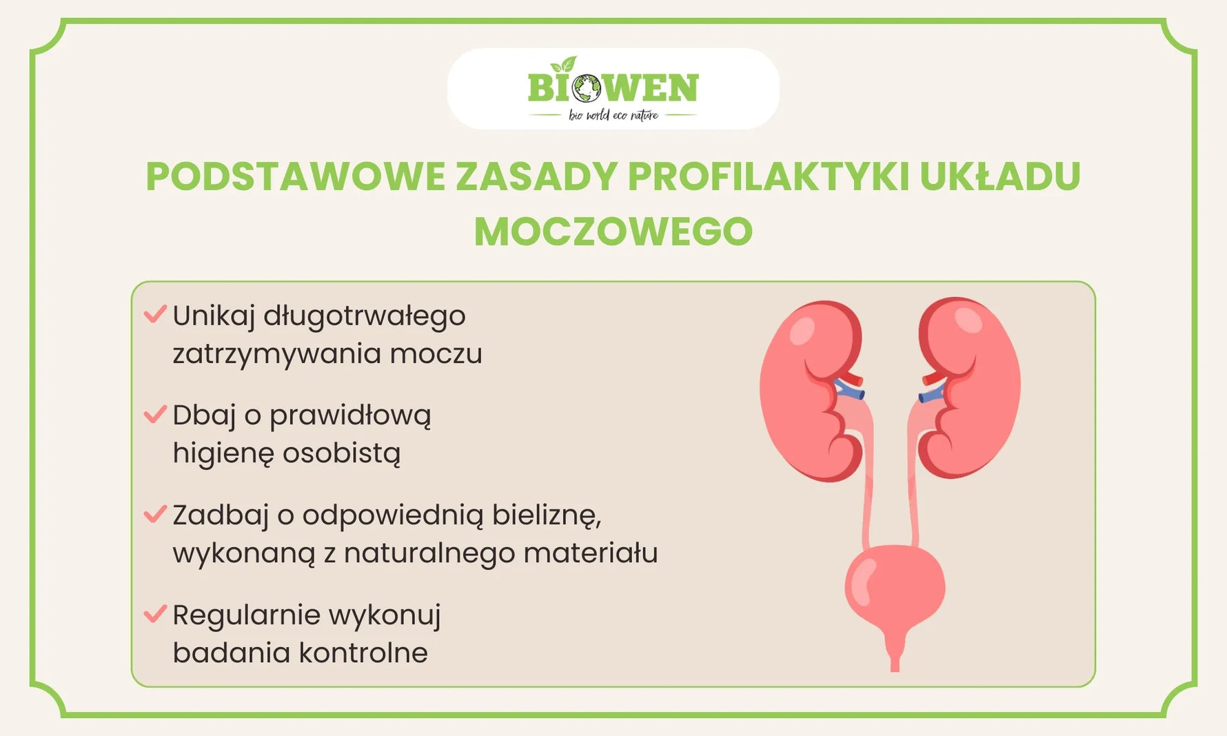 Podstawowe zasady profilaktyki układu moczowego