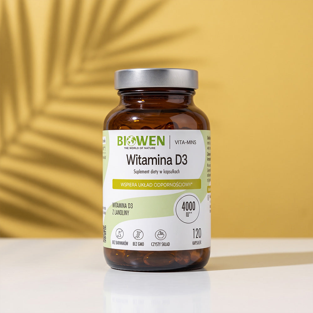 Witamina D3 Biowen 120 kapsułek