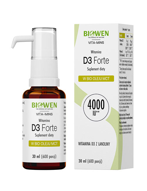 Witamina D3 Forte Biowen 30 ml krople