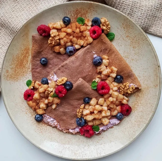 kakaowe naleśniki z jabłkami zdjęcie poglądowe