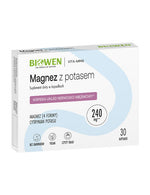Magnez z potasem Biowen – suplement diety z magnezem i cytrynianem potasu w kapsułkach, 30 kapsułek