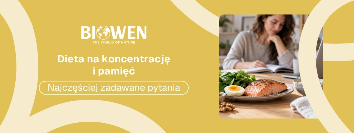 Dieta na koncentrację i pamięć FAQ - brazek poglądowy