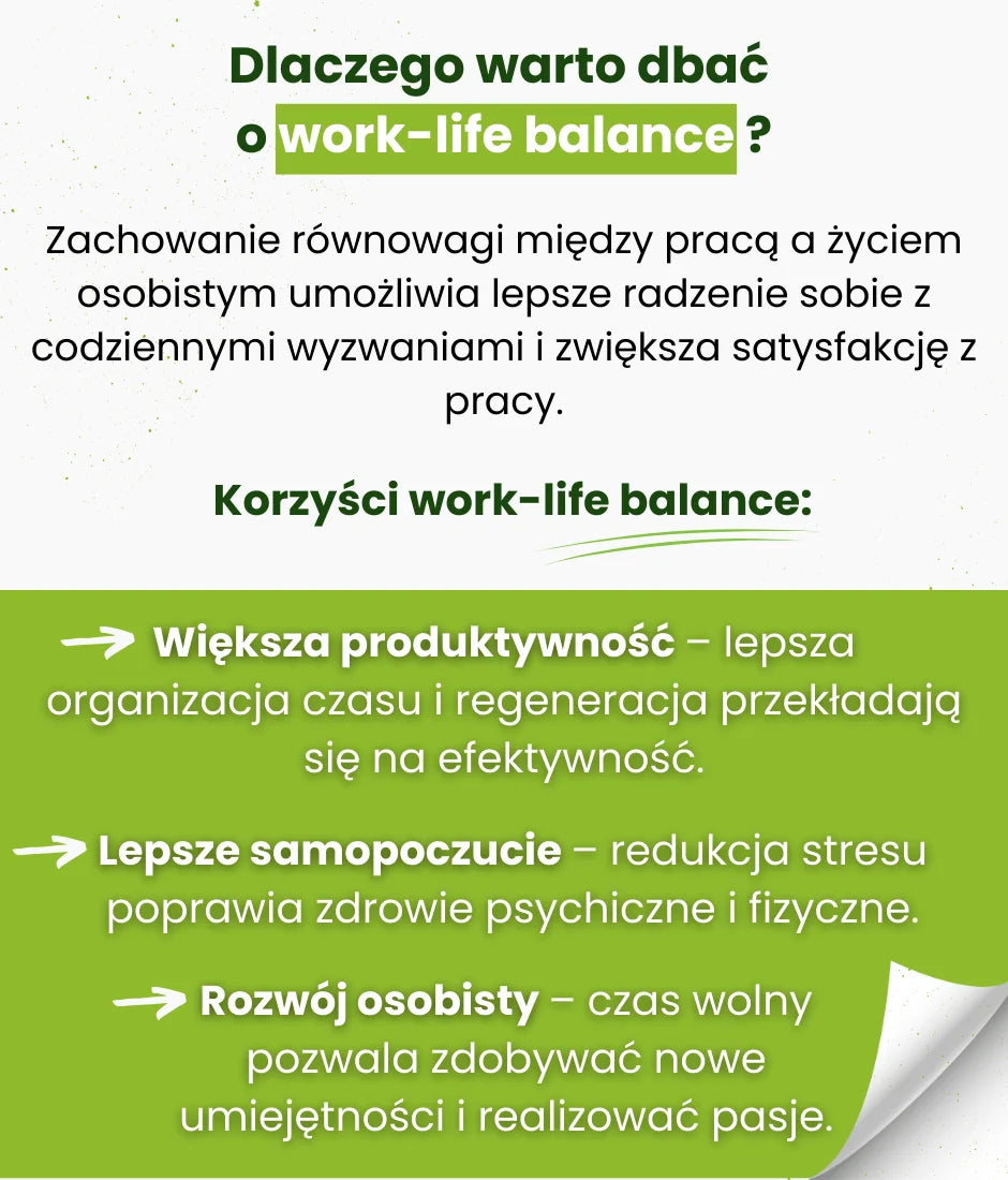 Dlaczego warto dbać o work-life balance?