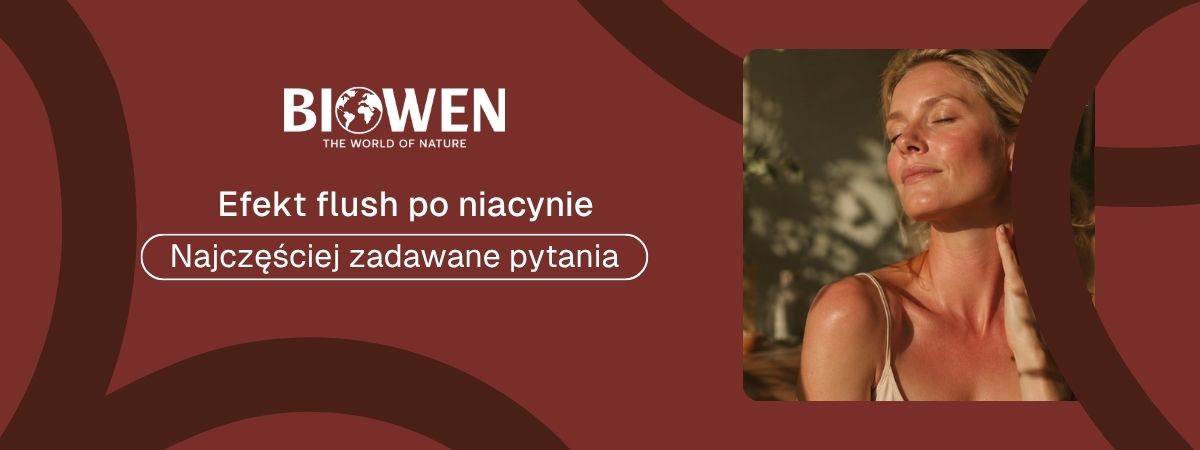Efekt flush po niacynie FAQ - obrazek poglądowy