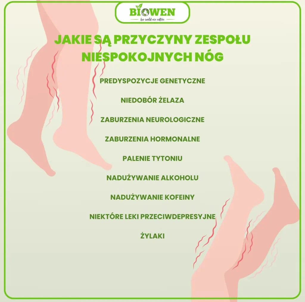 zespół niespokojnych nóg - przyczyny