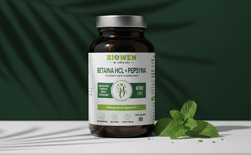 Betaina HCL Biowen 90 kapsułek - informacje