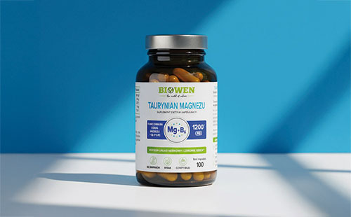 Taurynian magnezu + Witamina B6 Biowen informacje