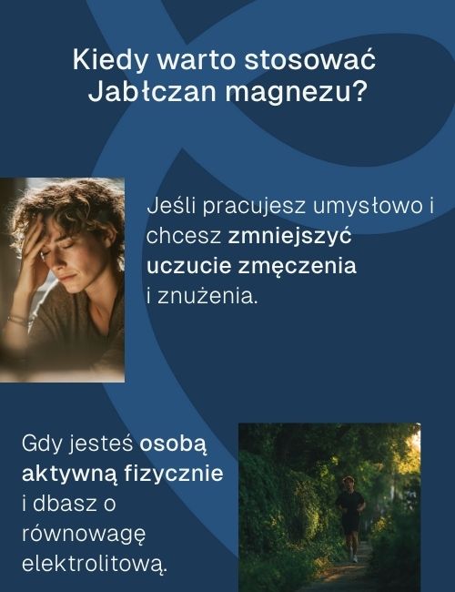 Grafika informacyjna kiedy warto stosować jabłczan magnezu