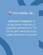 Grafika informacyjna czy wiesz że o jabłczanie magnezu