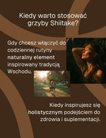 Grafika informacyjna kiedy warto stosować grzyby shiitake
