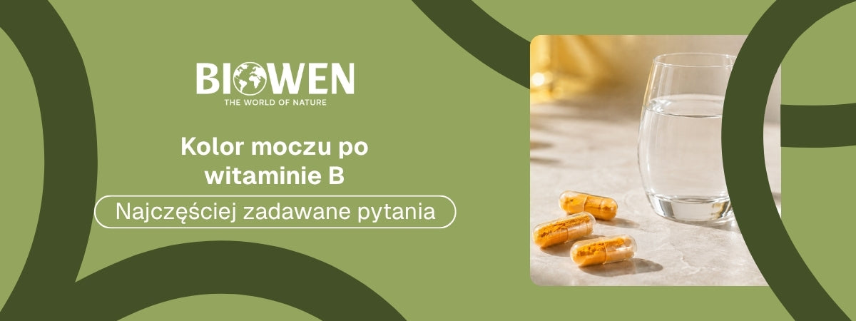 Kolor moczu po witaminie B FAQ - obrazek poglądowy