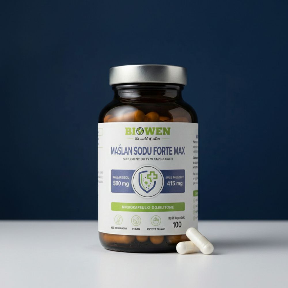 Maślan sodu Forte Max Biowen 100 kapsułek