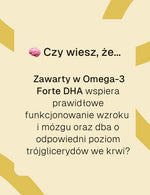 Grafika informacyjna czy wiesz, że o omega 3 