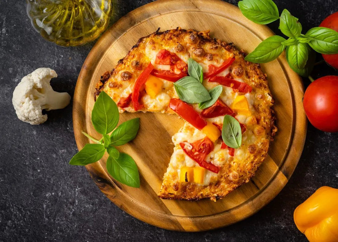 pizza na spodzie z kalafiora przepis - zdjęcie poglądowe