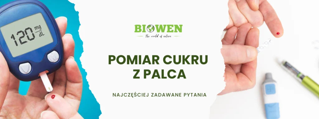 Pomiar cukru z palca FAQ - obrazek poglądowy