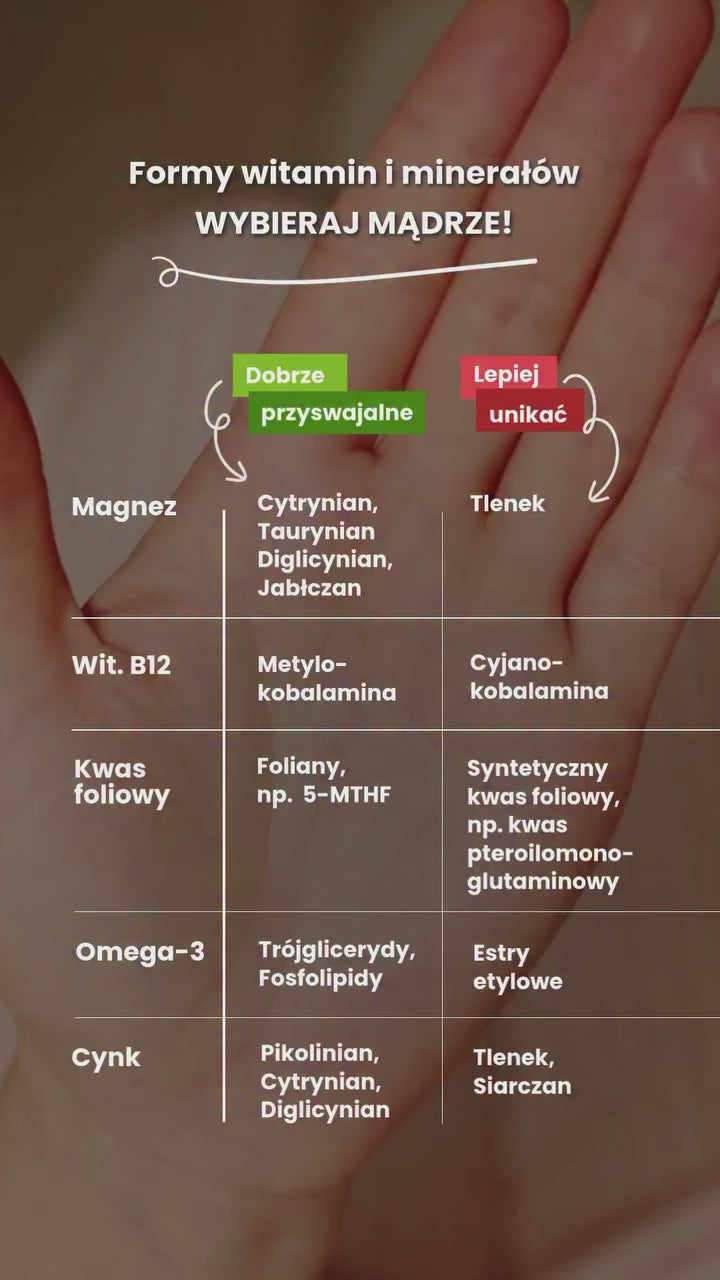 Wideo formy witamin i minerałów
