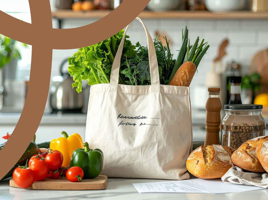 Warzywa, pieczywo i produkty zbożowe jako źródła węglowodanów.