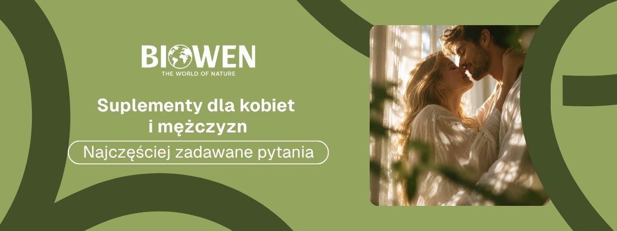 Suplementy dla kobiet 
i mężczyzn FAQ - obrazek poglądowy