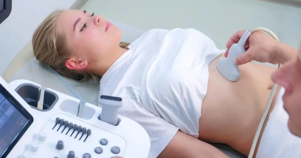 USG jamy brzusznej przy zaparciach - zdjęcie poglądowe