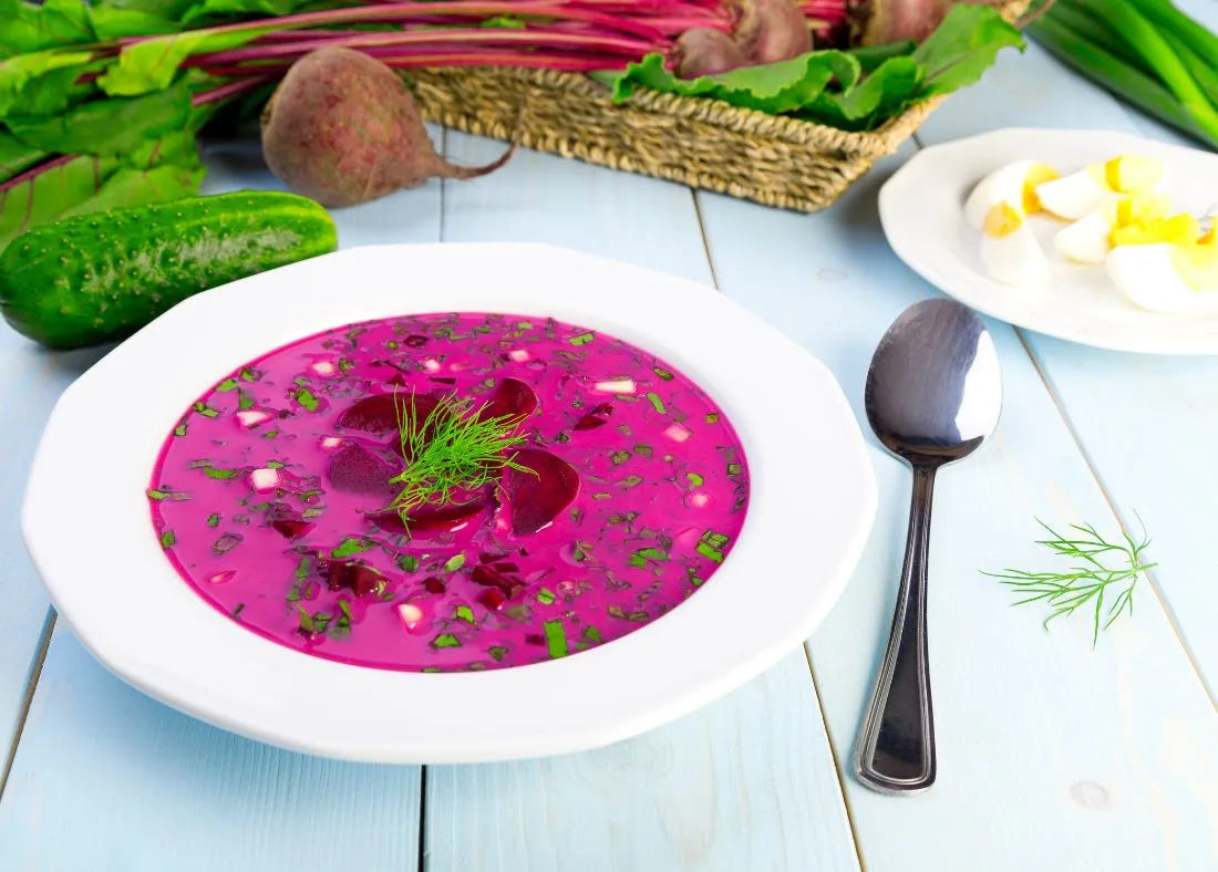 przepis na chłodnik z botwinką - zdjęcie poglądowe