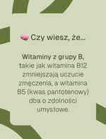 Grafika informacyjna czy wiesz że o witaminach z grupy B
