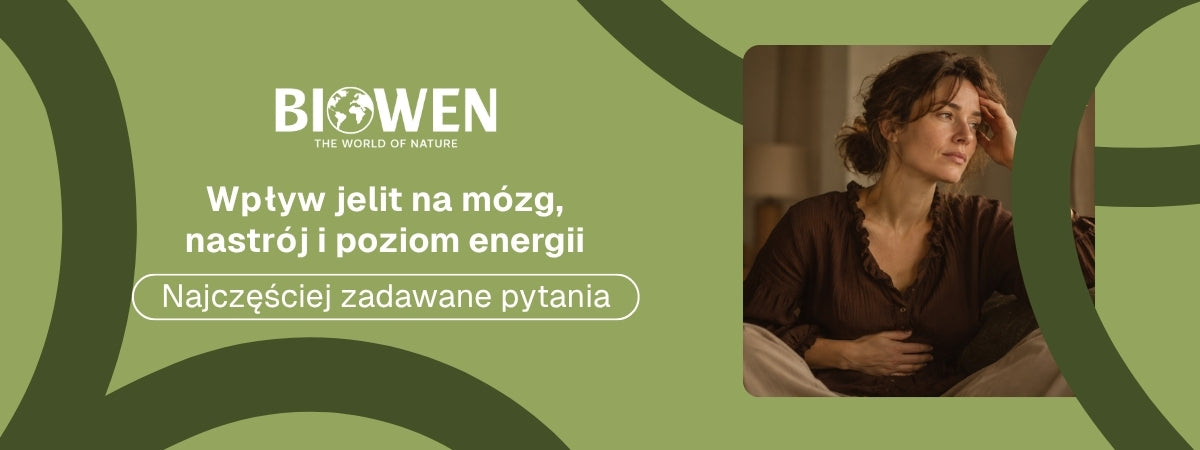 Wpływ jelit na mózg, nastrój i poziom energii FAQ - obrazek poglądowy