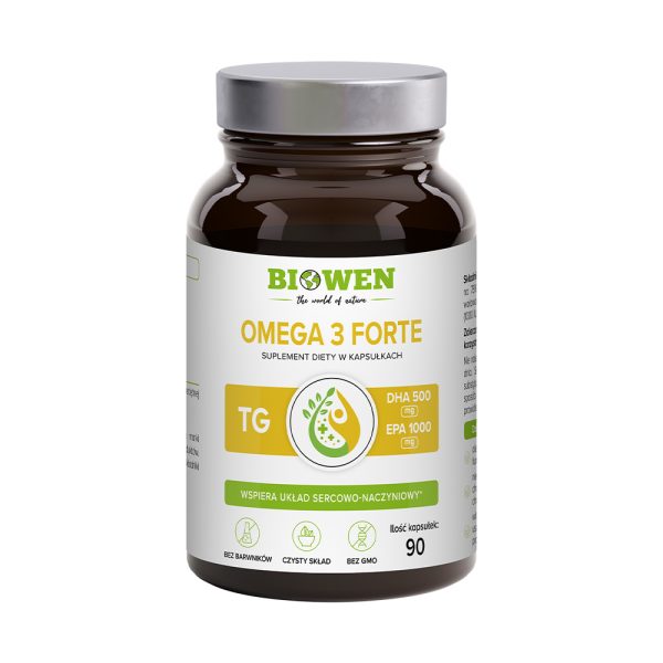 Omega 3 Forte 1000 mg EPA, 500 mg DHA Biowen