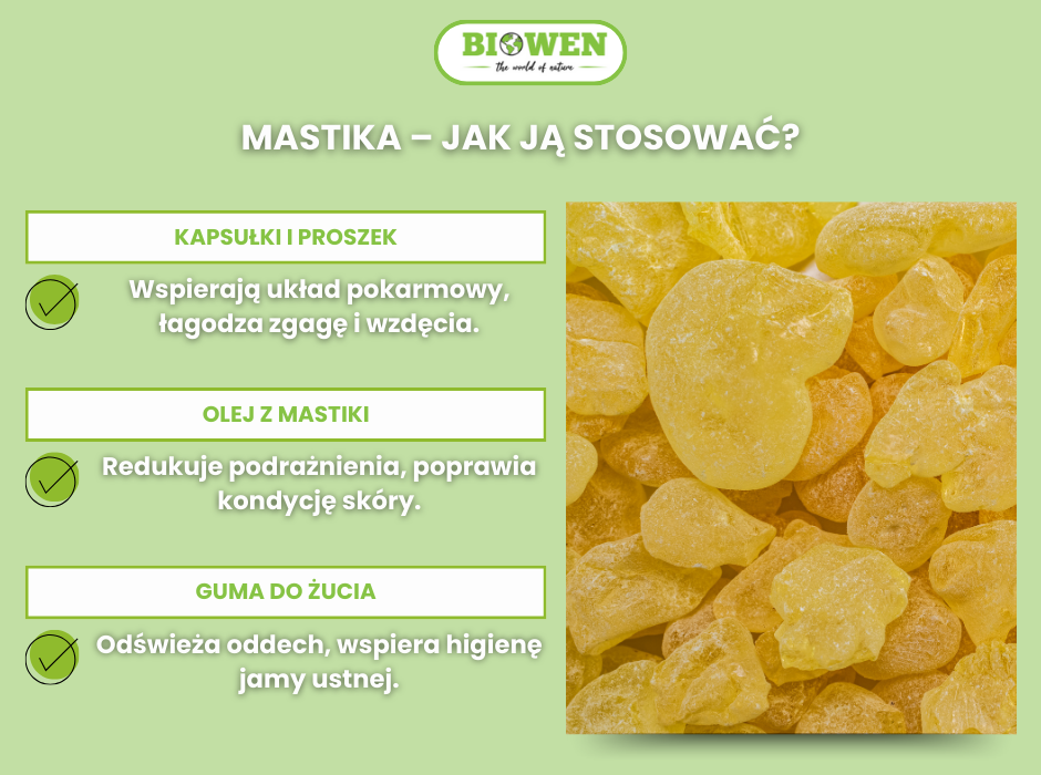 Jak stosować mastikę? - infografika