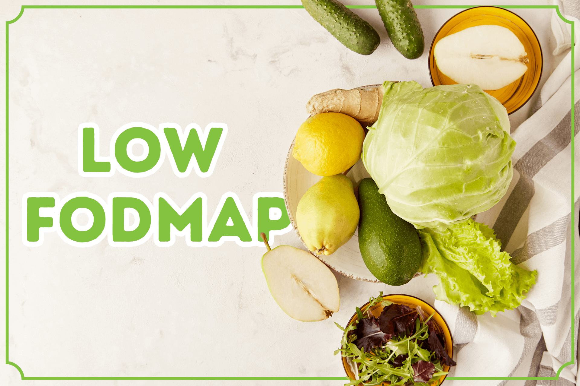 Dieta low FODMAP - dieta dla osób z wrażliwym jelitem - obrazek wyróżniający