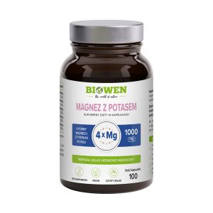 Magnez z potasem Biowen 100 kaps