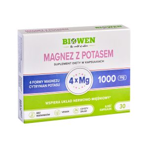 Magnez z Potasem w blistrach Biowen 30 kapsułek - obrazek 1