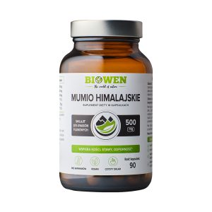 Mumio himalajskie Shilajit 586 mg Biowen - 90 kapsułek - obrazek 1